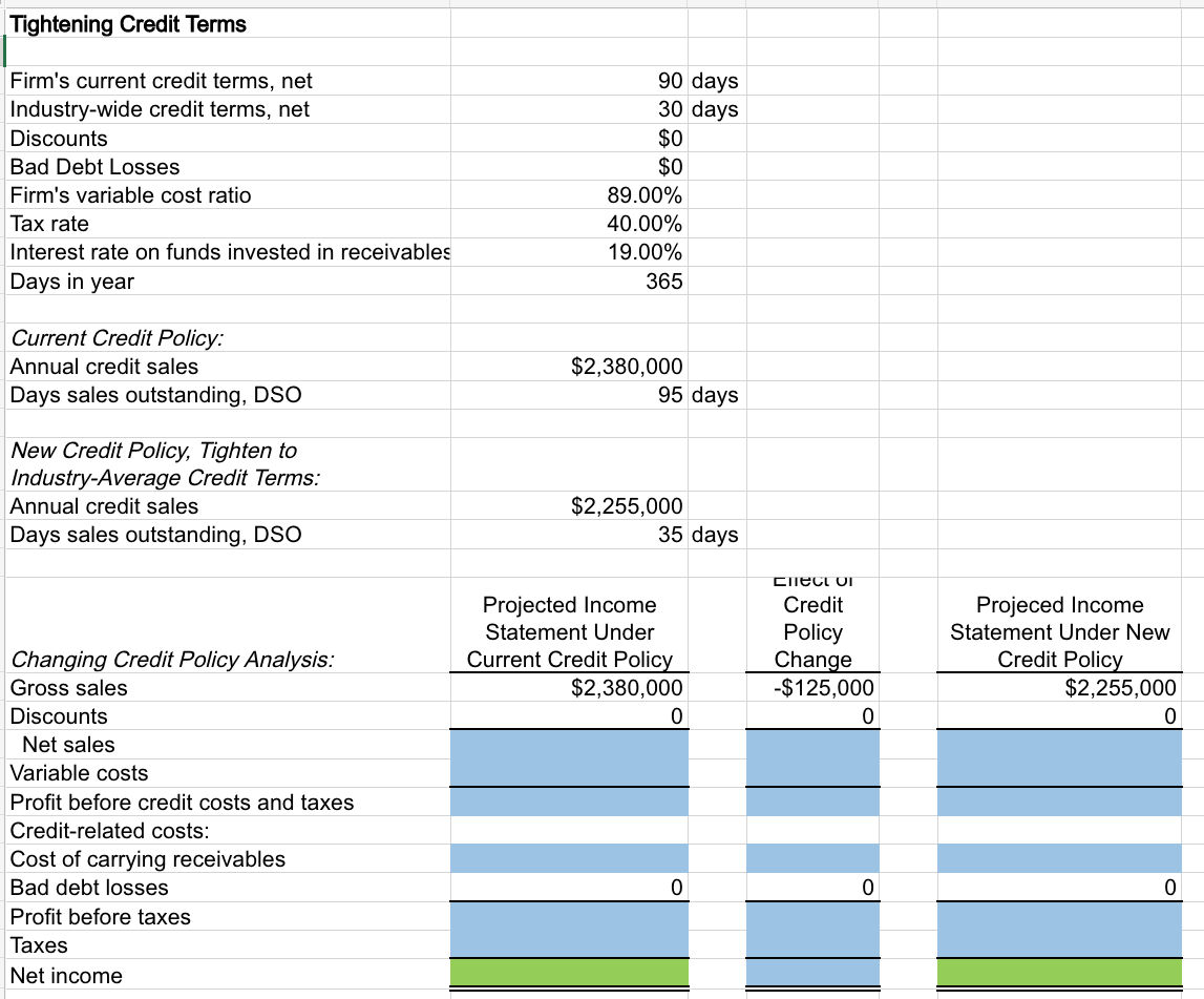 Variable cost ratio is 89 taxes are 40 and the chegg