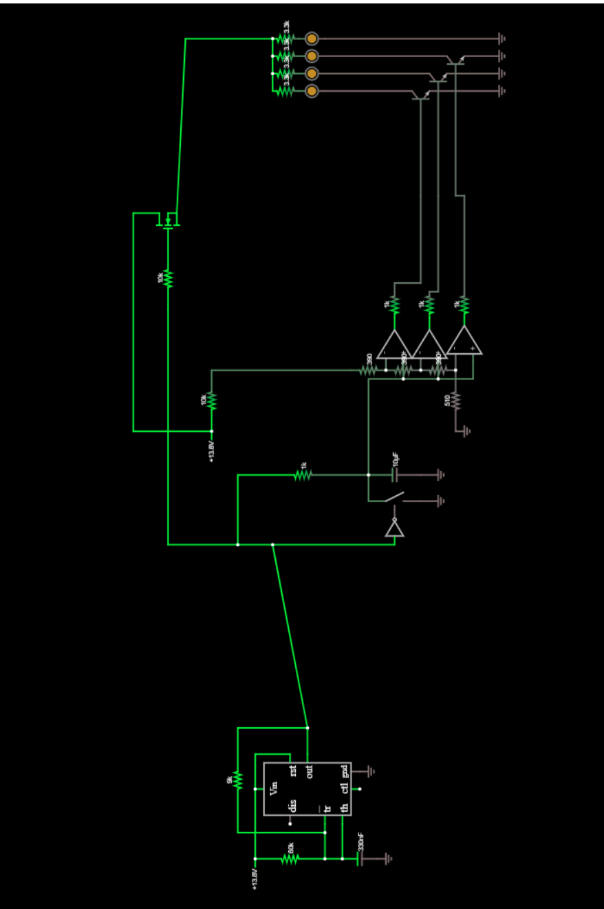 I am trying to build a circuit that performs 2 LED | Chegg.com