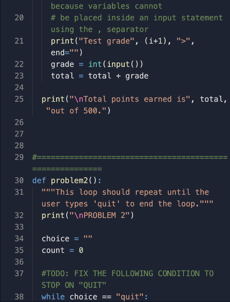 Solved 1 # There is ONE error in each of these three | Chegg.com