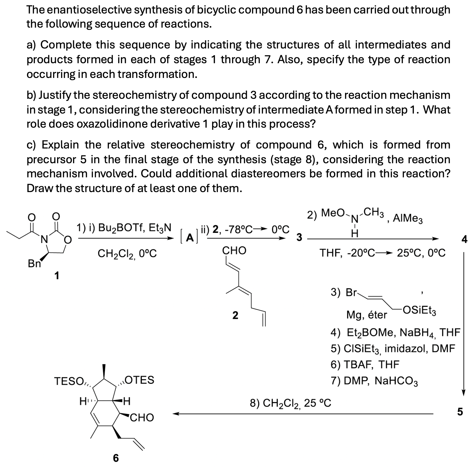 Solved I need help with this advanced organic synthesis