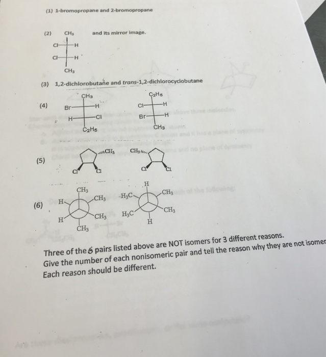 1 bromopropane to 2 bromopropane and vice versa