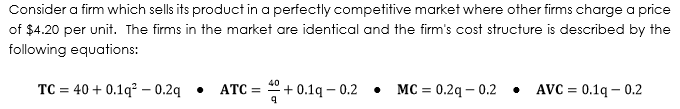 Solved 1. How much output should the firm produce to | Chegg.com