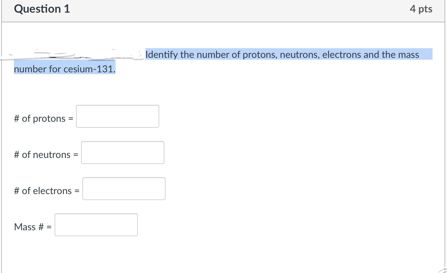 how to find mass number of protons neutrons and electrons