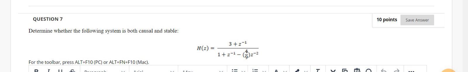 Solved QUESTION 7 10 points Save Answer Determine whether | Chegg.com