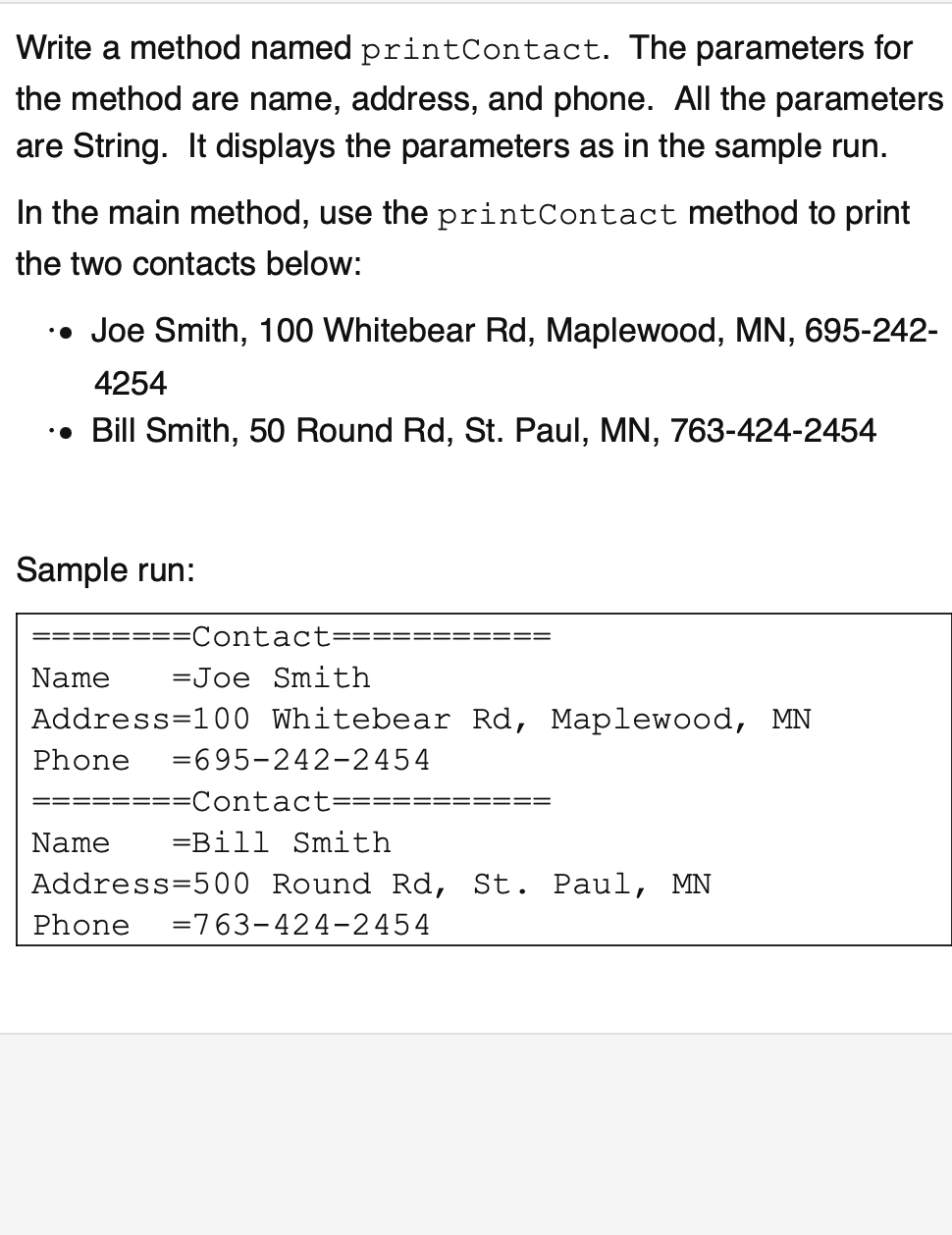 Solved help write this in. java using the first 5 chapters | Chegg.com