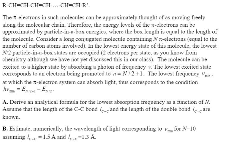 Conjugated Polymers Are Described By The Chemical Chegg Com