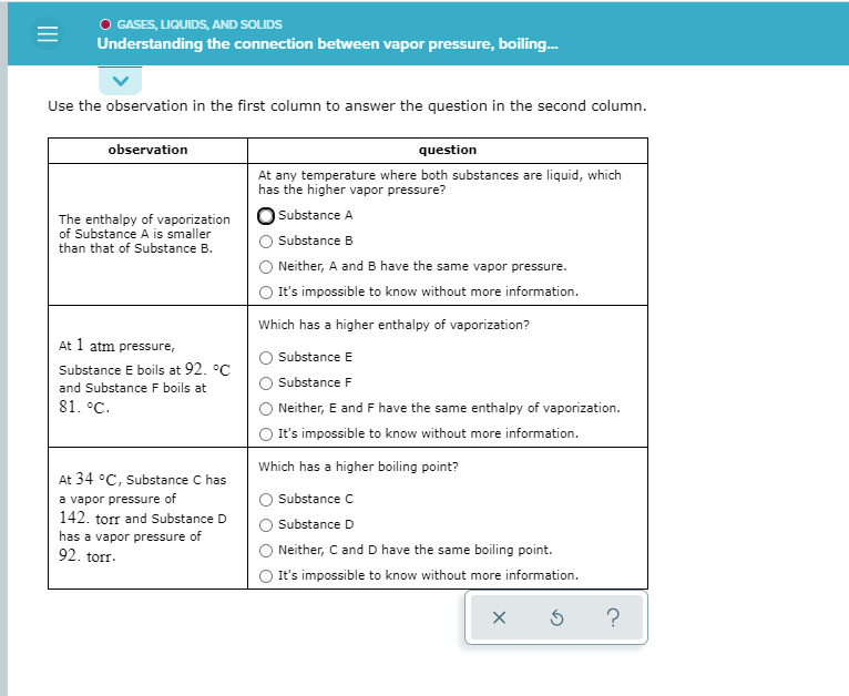 Solved O GASES, LIQUIDS, AND SOLIDS Understanding The | Chegg.com