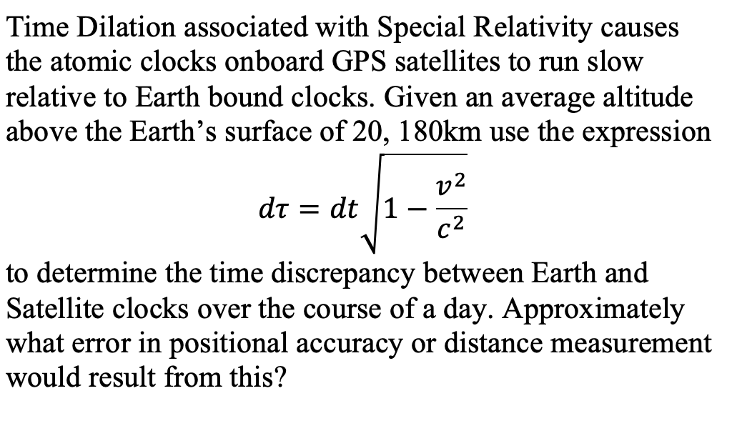 Solved Time Dilation associated with Special Relativity