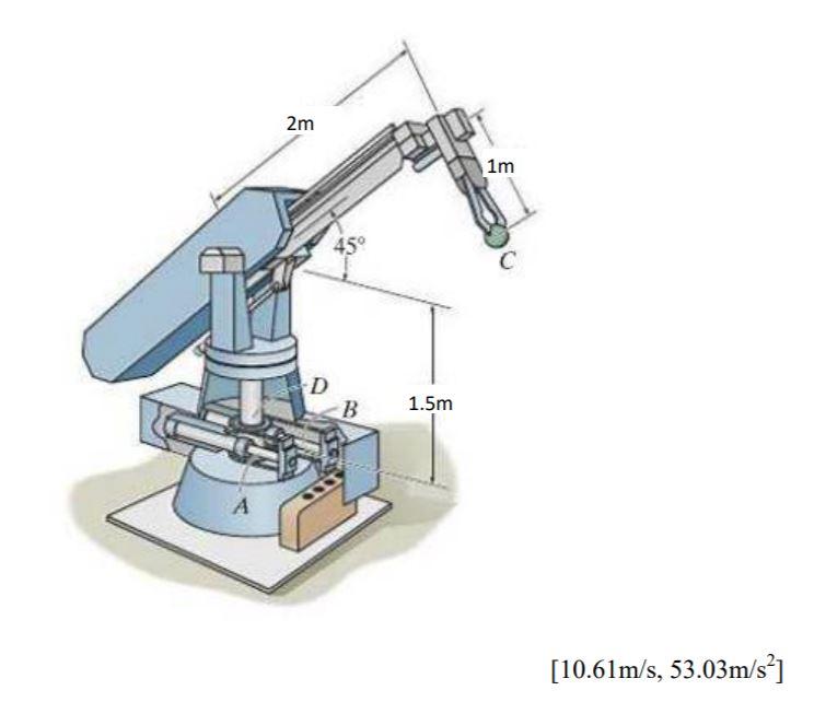 Solved Rotation of the robotic arm occurs due to linear | Chegg.com