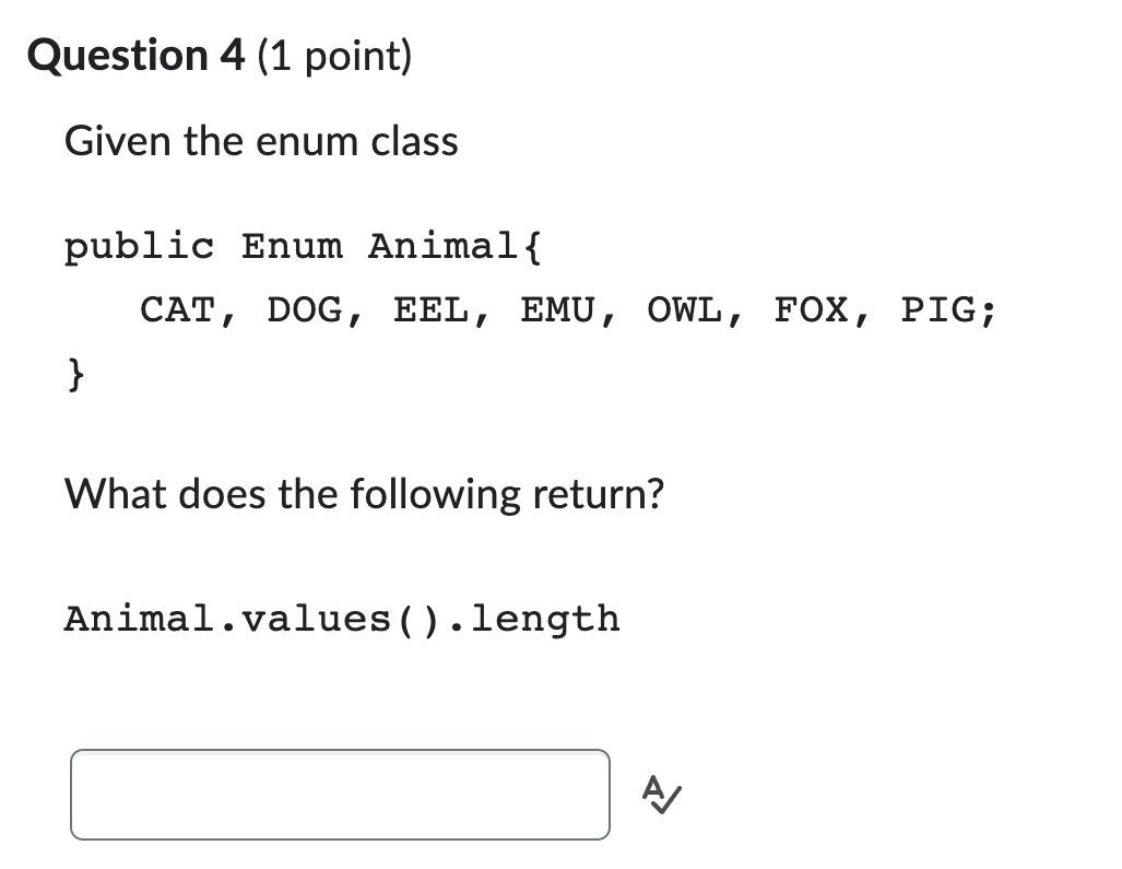 solved-question-1-1-point-given-the-enum-class-public-enum-chegg