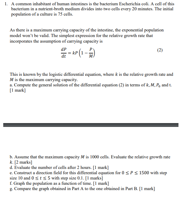 Solved A Common Inhabitant Of Human Intestines Is The Chegg Com