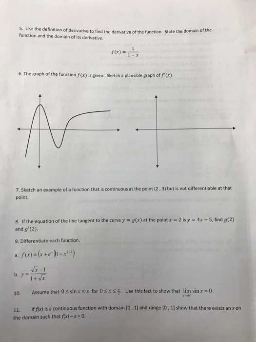 Solved E3x E 3x C Lim X 00 E3x E 3x 3 Sketch The Gr