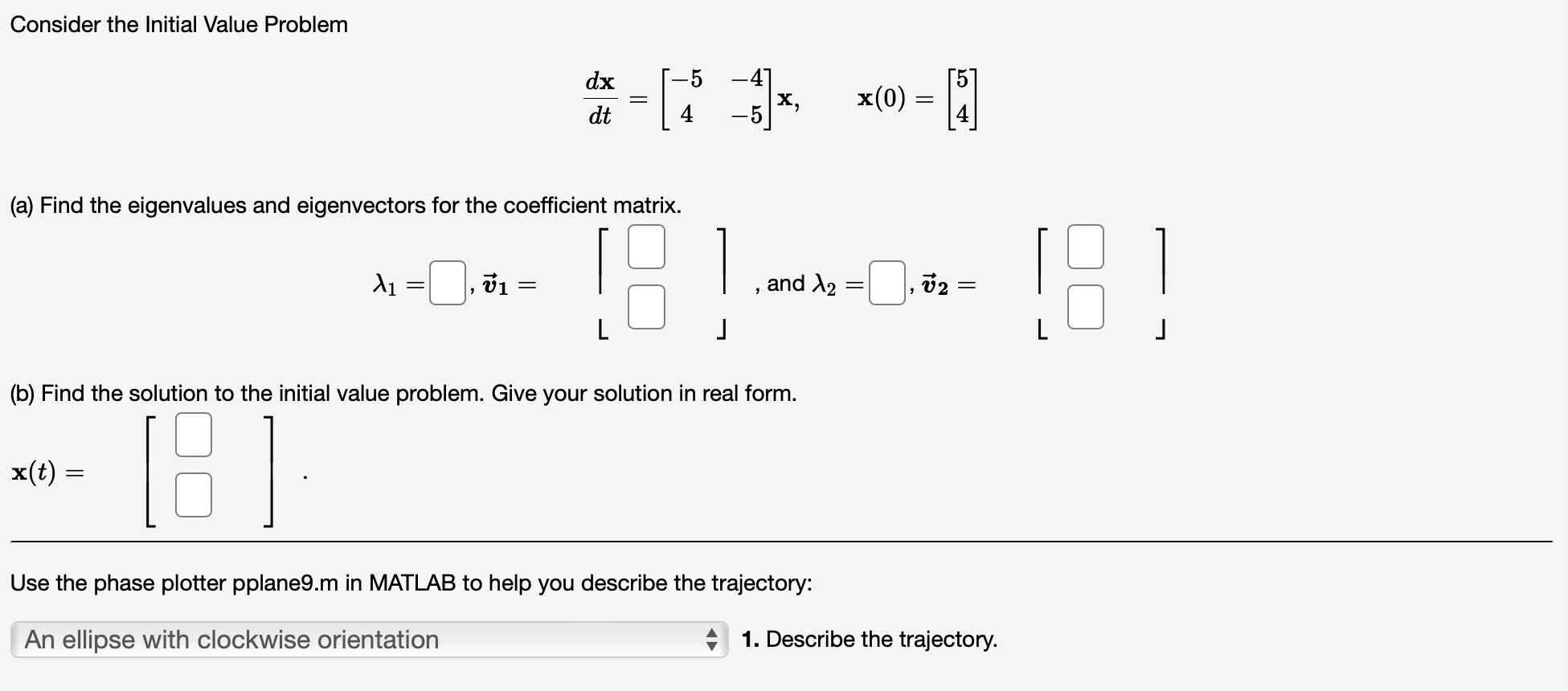 Consider the Initial Value Problem | Chegg.com