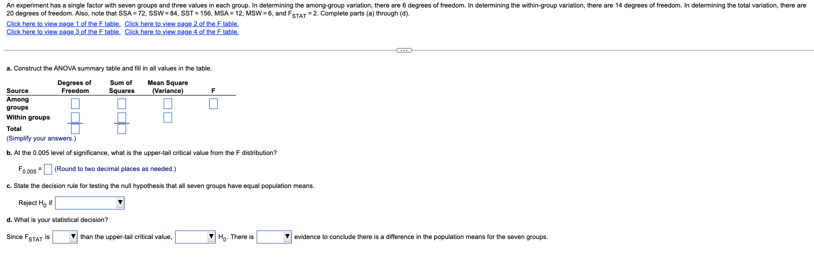 Solved 20 Degrees Of Freedom Also Note That Chegg Com   PhpQGPT5n