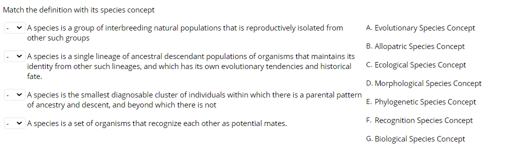 solved-a-evolutionary-species-concept-match-the-definition-chegg