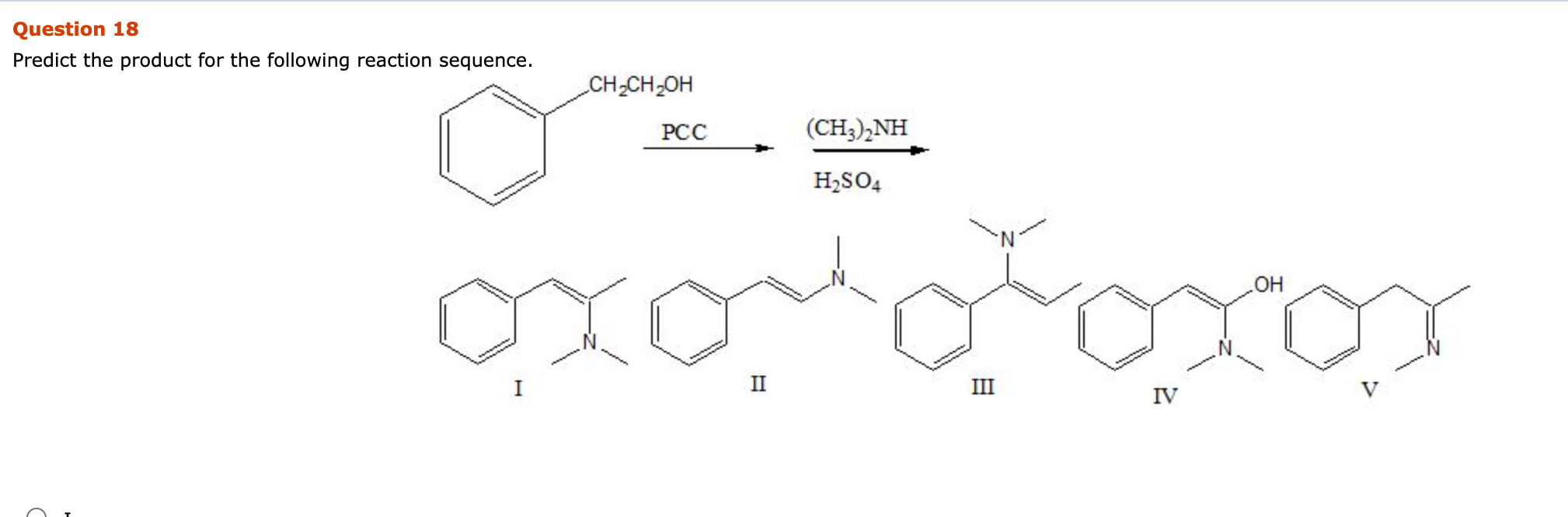 Solved Question 17 Predict The Product For The Following | Chegg.com