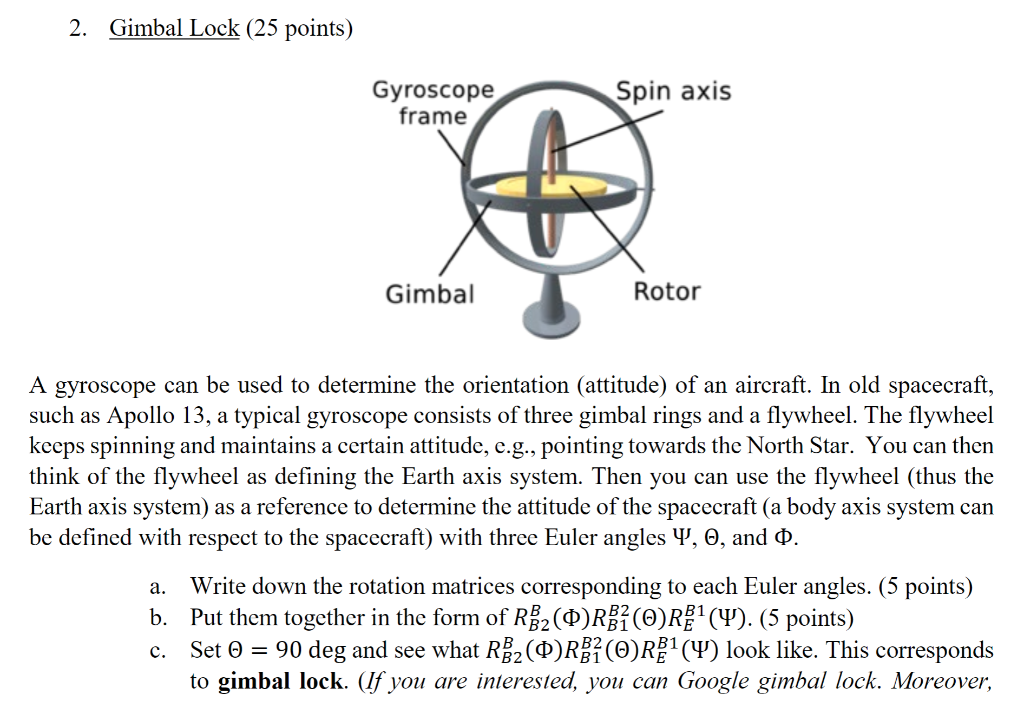 gyroscope gimbal