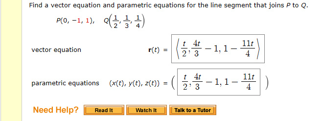 Solved Find a vector equation and parametric equations for | Chegg.com