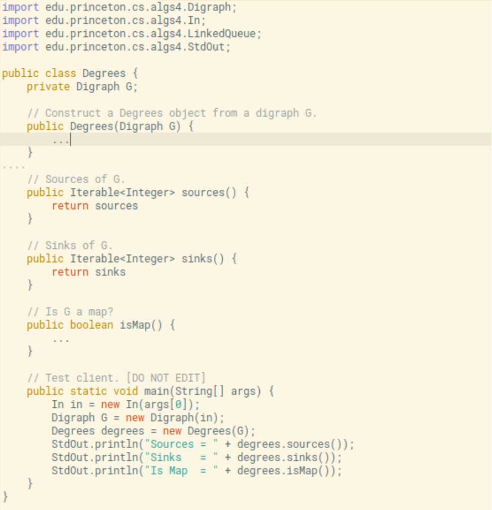 Exercise 2. (Degrees) The indegree of a vertex in a | Chegg.com