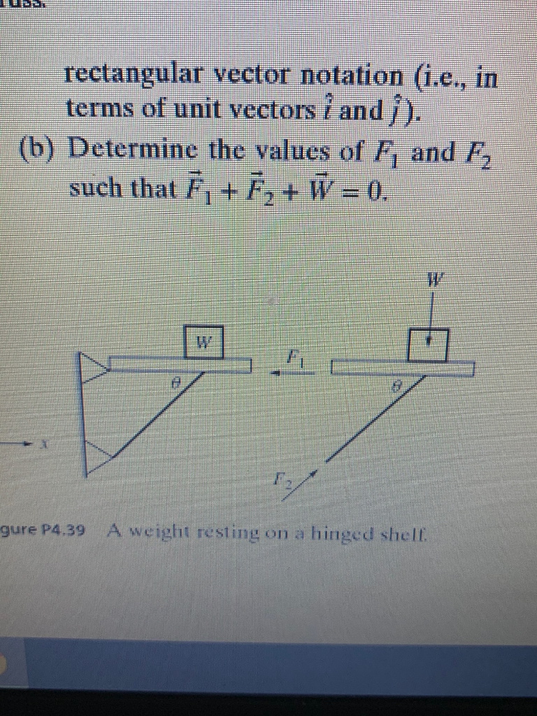 Solved 4 39 A Block Of Weight W 125 Lb Rests On A Hing Chegg Com