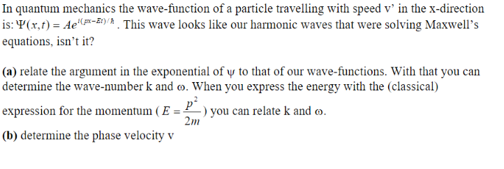 Solved In Quantum Mechanics The Wave Function Of A Partic Chegg Com