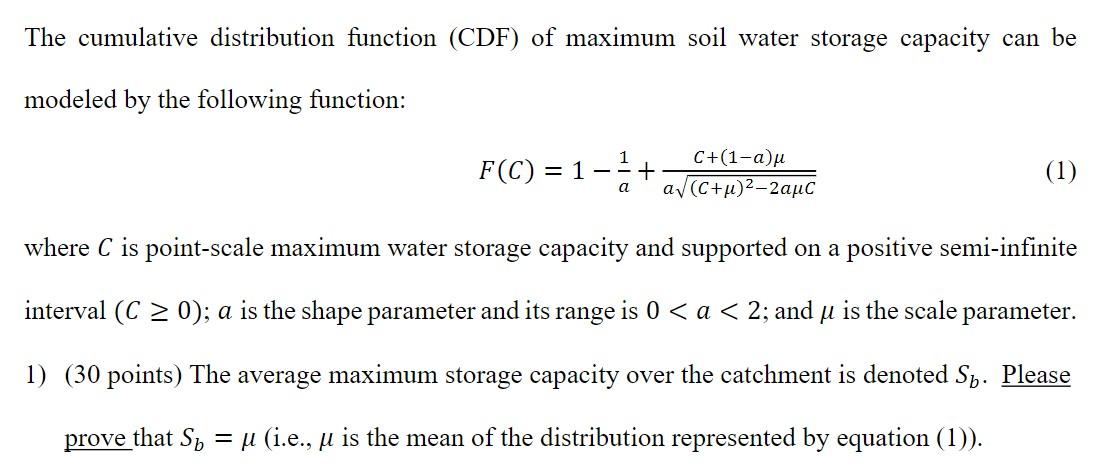 Solved The cumulative distribution function (CDF) of maximum | Chegg.com