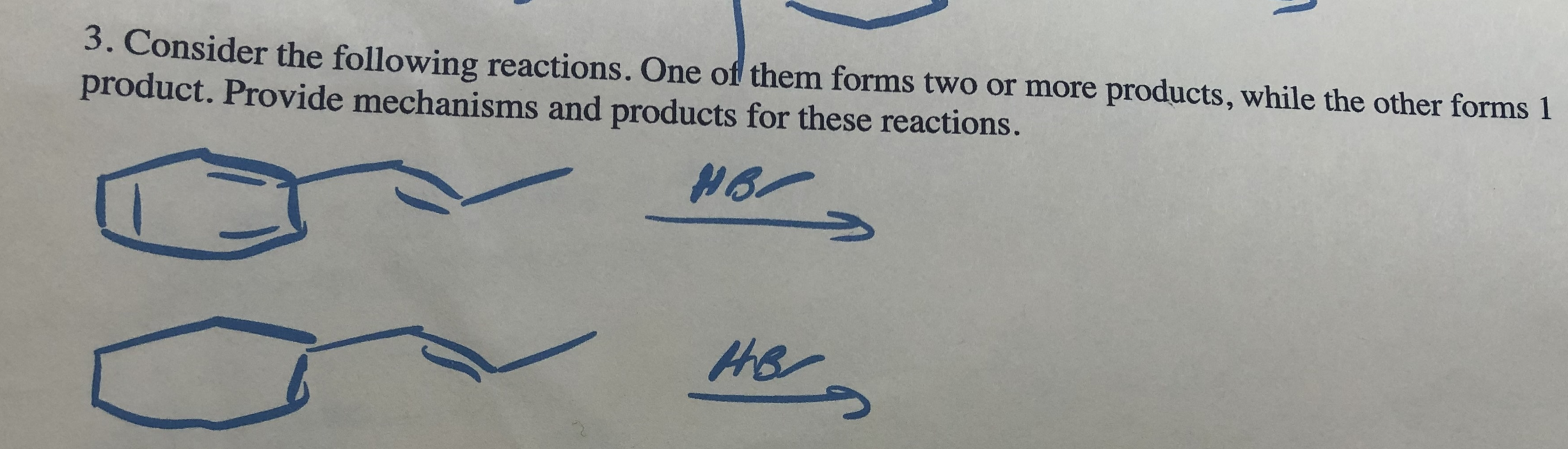 Solved 3. Consider the following reactions. One of them | Chegg.com