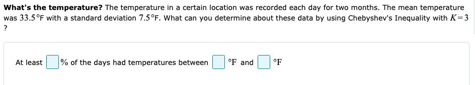 Solved What's the temperature? The temperature in a certain | Chegg.com