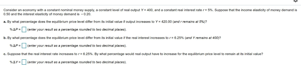 Solved Consider an economy with a constant nominal money | Chegg.com