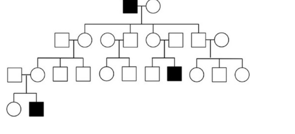 Solved This pedigree shows the segregation of a rare disease | Chegg.com