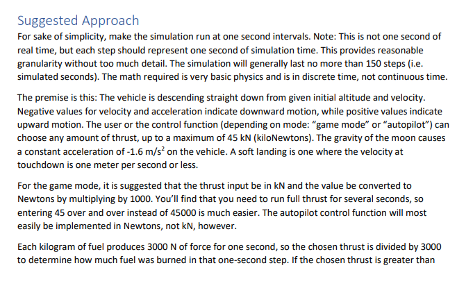 Solved Background This Project Simulates A Greatly Simpli Chegg Com