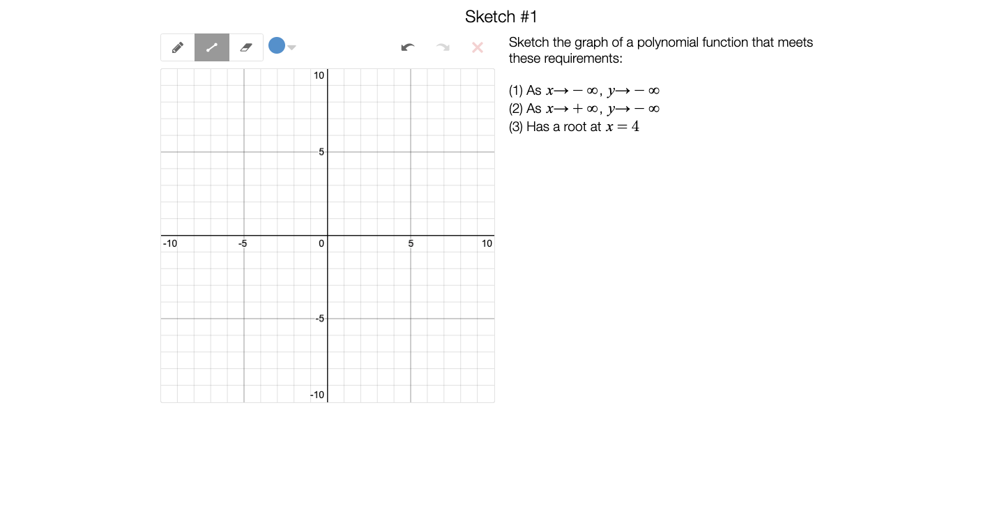 Scaffolded Math and Science: Teaching Polynomial Sketching