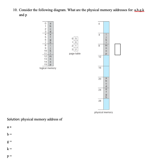 Solved 10. Consider the following diagram. What are the | Chegg.com