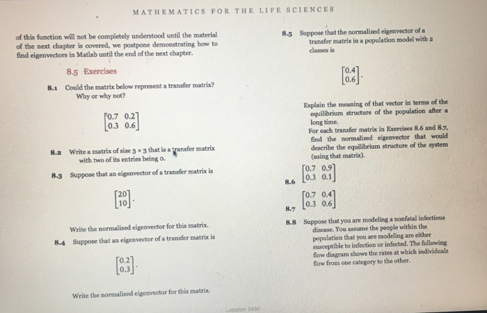 Life Science Math Homework Solved MATHEMATICS FOR THE LIFE SCIENCES of this function | Chegg.com