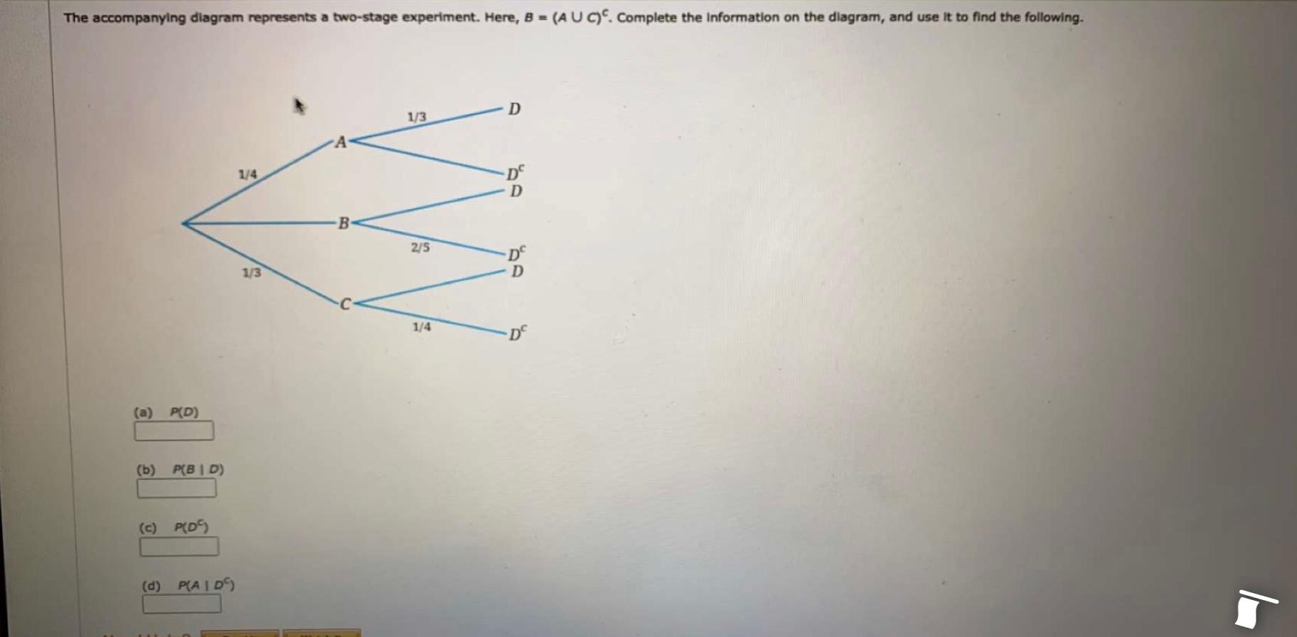 Solved The accompanying diagram represents a two-stage | Chegg.com