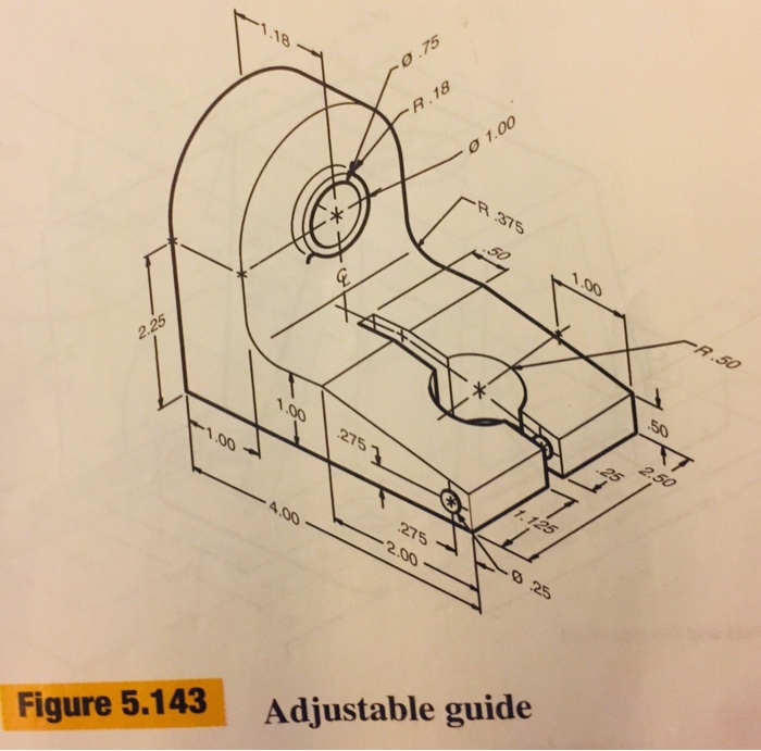 Solved Is there anyone to help me to make this part in creo | Chegg.com