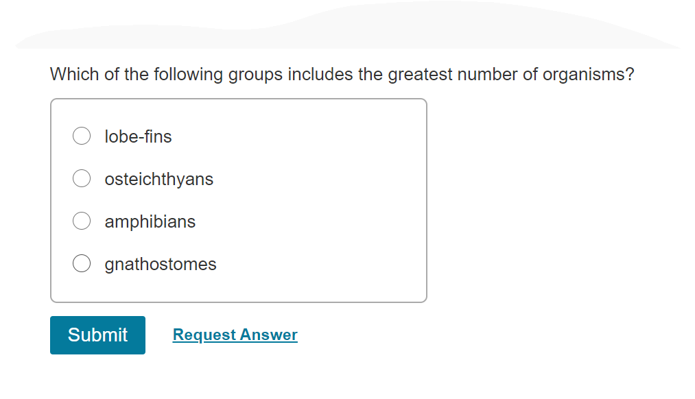 Solved Which of the following groups includes the greatest