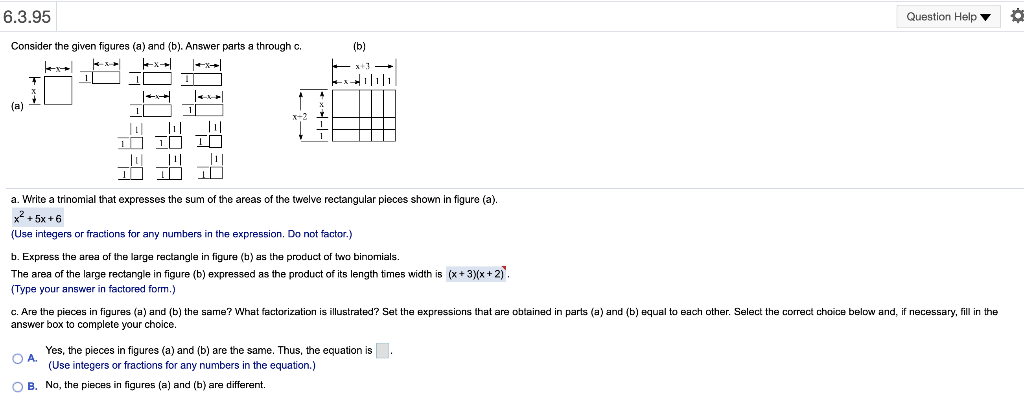 Solved 6.3.95 Question Help (b) Consider The Given Figures | Chegg.com