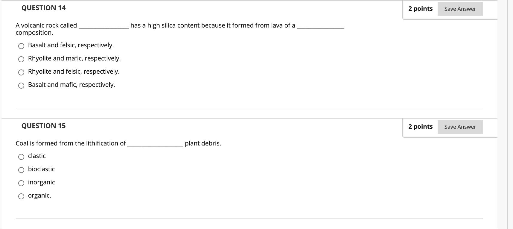 Solved QUESTION 4 2 points Save Answer as a unique | Chegg.com