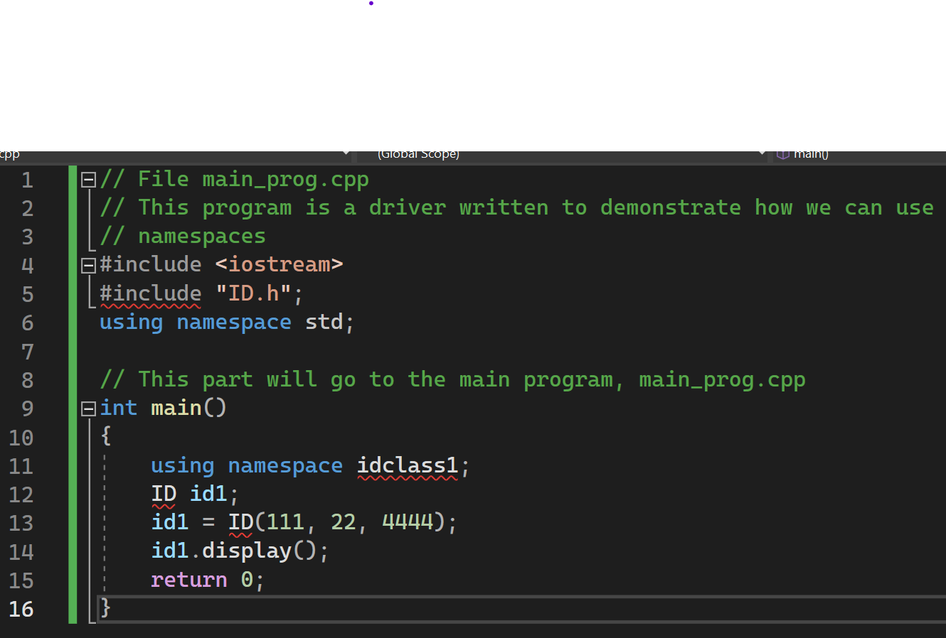 Solved Copy and paste the above three program segments in | Chegg.com