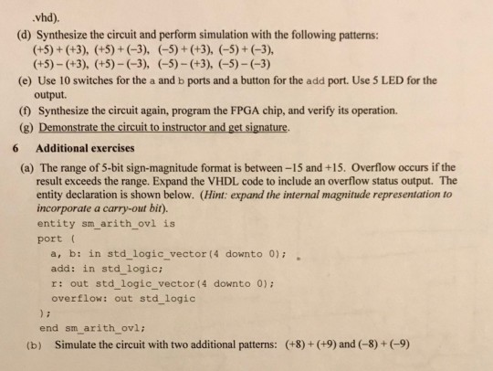 3.1 Sign-magnitude format The sign-magnitude format | Chegg.com