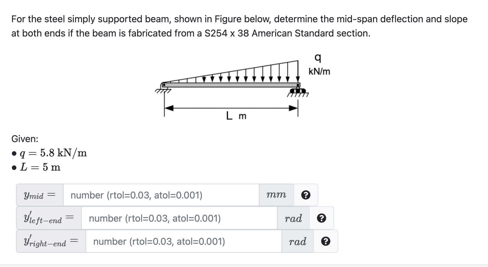 i beam standard