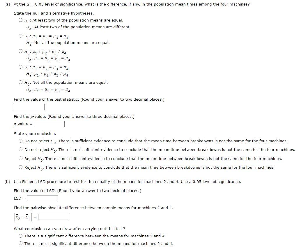 Solved To test for any significant difference in the number | Chegg.com