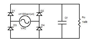 Solved For the circuit below, sketch the voltage waveforms | Chegg.com