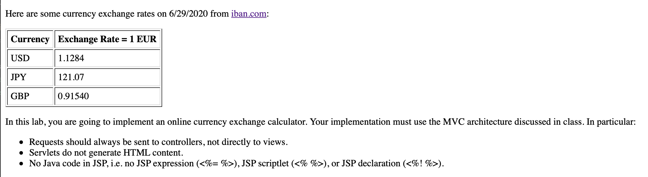 Solved implement an online currency exchange calculator,