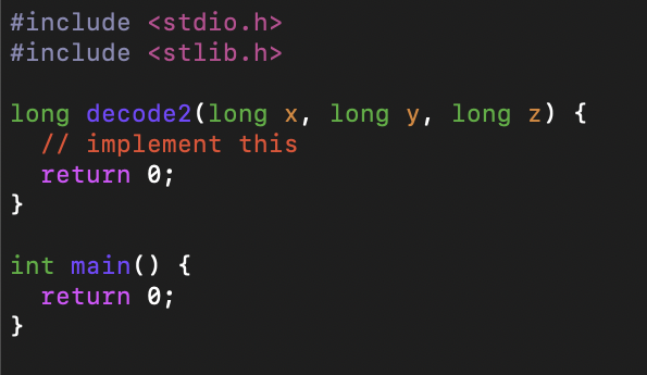 Solved You must fill the C programming code in the following | Chegg.com