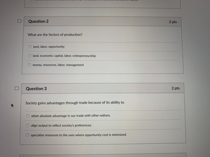 Solved D Question 2 2 pts What are the factors of | Chegg.com