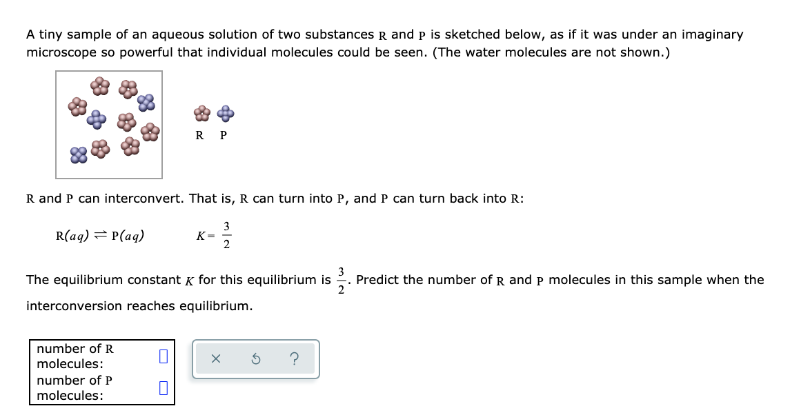 Solved A Tiny Sample Of An Aqueous Solution Of Two Chegg Com