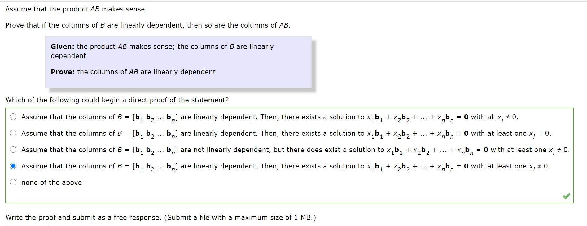 Solved Prove The Following Theorem. Let A, B, And C Be | Chegg.com