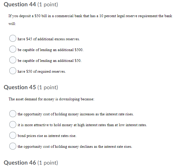 solved-question-44-1-point-if-you-deposit-a-50-bill-in-a-chegg